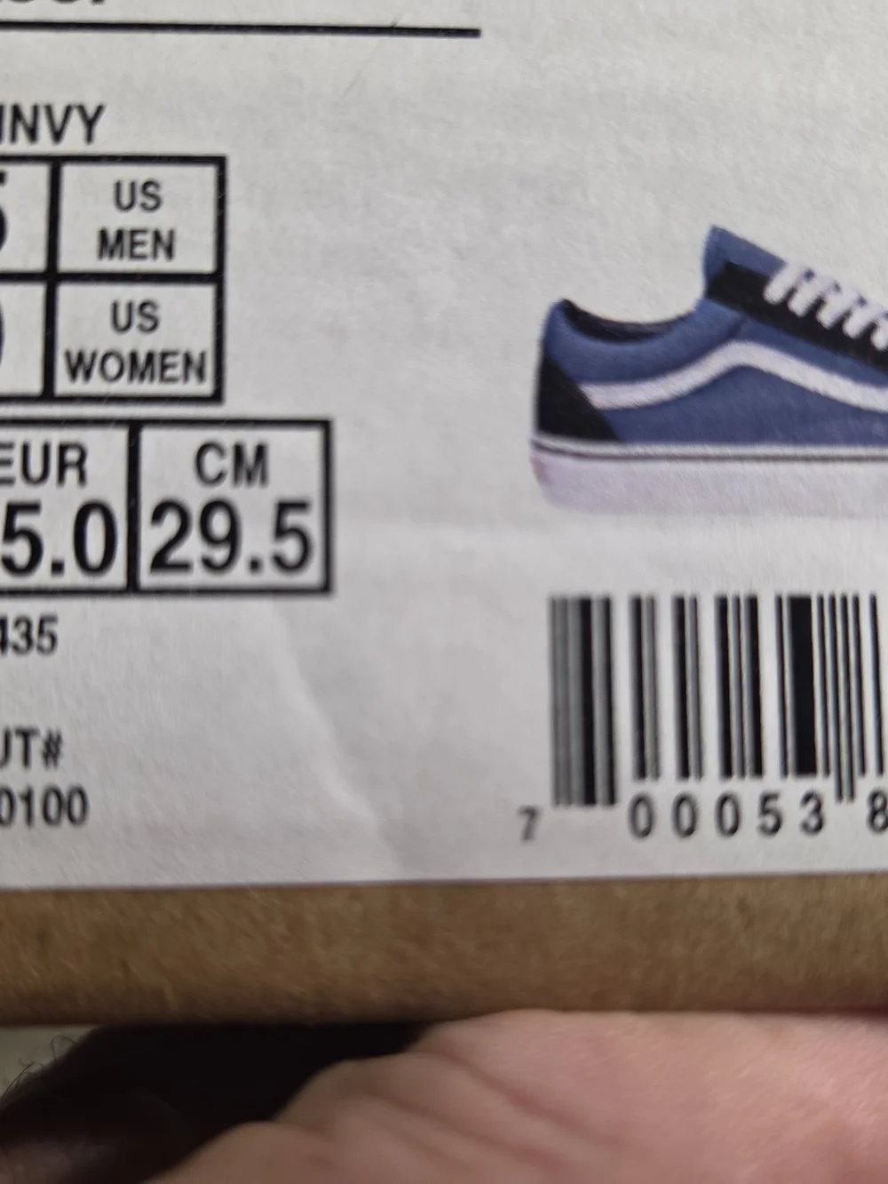Vans low top